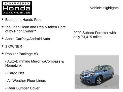 Used 2020 Subaru Forester Limited w/ Popular Package #3 AWD/4WD image 7