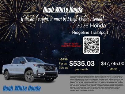 New 2026 Honda Ridgeline TrailSport