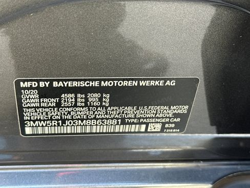 Used 2021 BMW 330i Sedan w/ Convenience Package RWD image 27