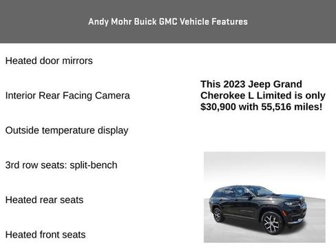 Used 2023 Jeep Grand Cherokee L Limited AWD/4WD image 16
