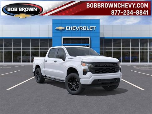 New 2026 Chevrolet Silverado 1500 Custom w/ Turbomax Blackout Package image 1