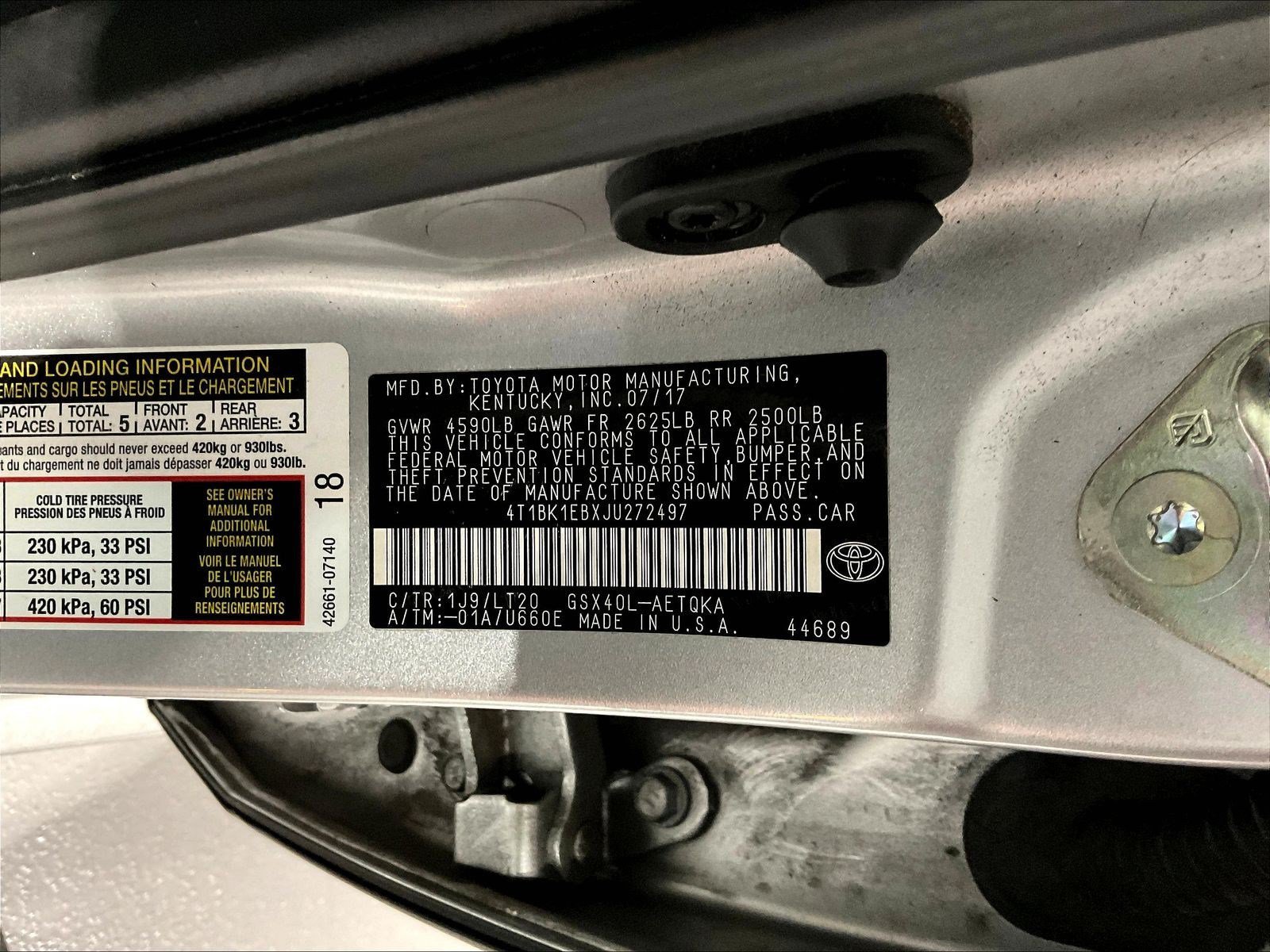 Used 2018 Toyota Avalon Touring FWD image 18