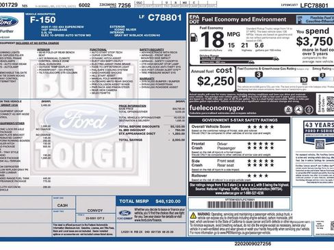 Used 2020 Ford F150 XL w/ Equipment Group 101A Mid AWD/4WD image 5