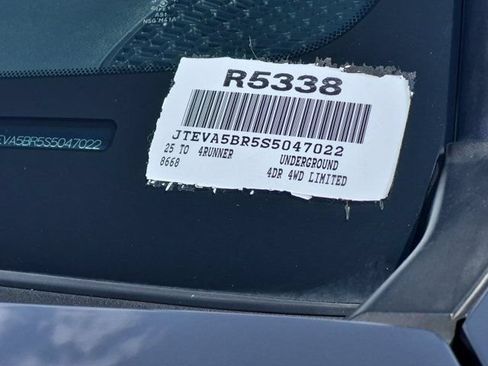 Certified 2025 Toyota 4Runner Limited AWD/4WD image 19