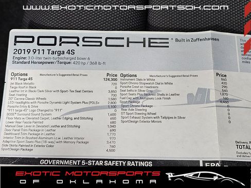 Used 2019 Porsche 911 Targa 4S AWD/4WD image 37
