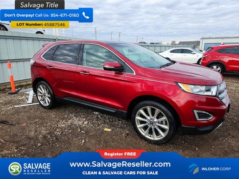 Used 2017 Ford Edge Titanium w/ Equipment Group 301A AWD/4WD image 5
