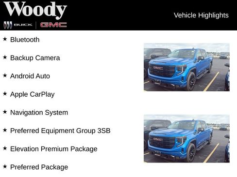Used 2024 GMC Sierra 1500 Elevation w/ Elevation Premium Package AWD/4WD image 3