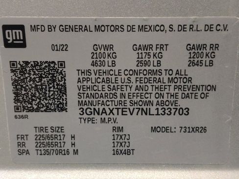 Used 2022 Chevrolet Equinox LT AWD/4WD image 33