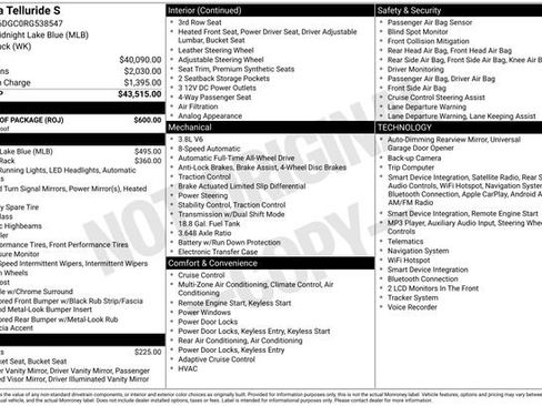 Certified 2024 Kia Telluride S w/ S Sunroof Package AWD/4WD image 4