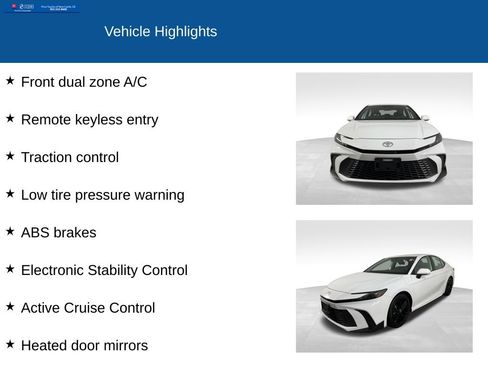 Used 2025 Toyota Camry SE FWD image 2
