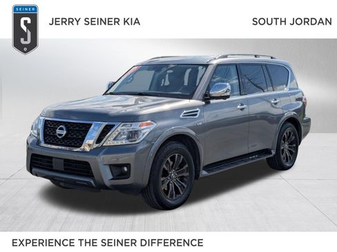 Used 2019 Nissan Armada Platinum w/ Captain's Chairs Package AWD/4WD image 1