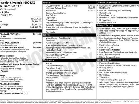 Used 2025 Chevrolet Silverado 1500 LTZ AWD/4WD image 2