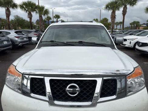 Used 2015 Nissan Armada Platinum w/ 2nd Row Captain Seat Package RWD image 15