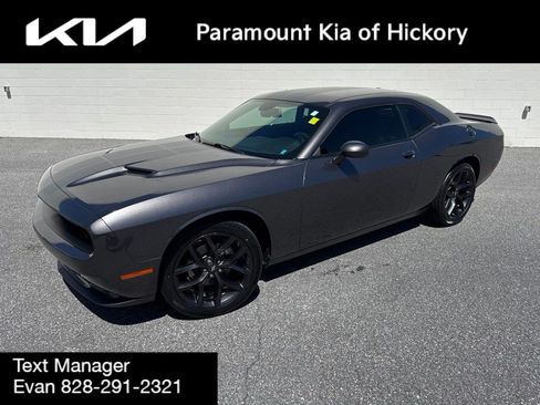 Used 2022 Dodge Challenger SXT w/ Blacktop Package RWD image 1