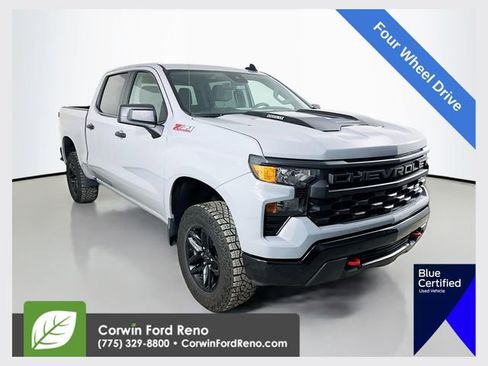 Used 2025 Chevrolet Silverado 1500 Custom Trail Boss AWD/4WD image 1