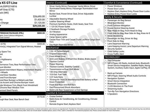 Used 2023 Kia K5 GT-Line w/ GT-Line Premium Package FWD image 2