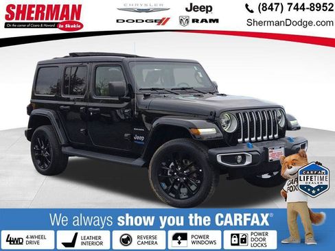 Used 2022 Jeep Wrangler Unlimited Sahara w/ Cold Weather Group image 1