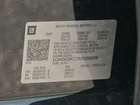 Used 2019 Chevrolet Tahoe LT w/ Luxury Package AWD/4WD image 42