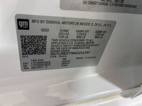 Used 2022 GMC Sierra 1500 AT4 w/ AT4 Premium Package image 34