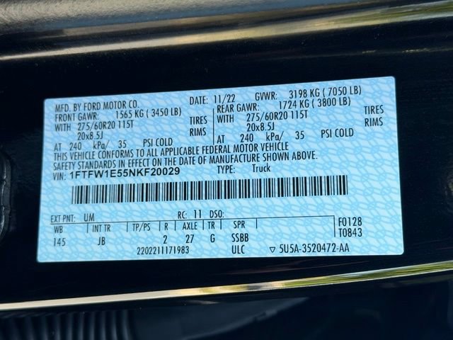 Used 2022 Ford F150 XL w/ STX Appearance Package AWD/4WD image 21