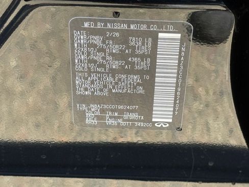 New 2026 INFINITI QX80 Autograph image 33