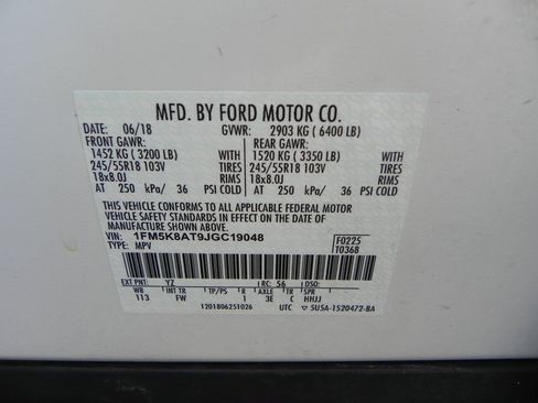 Used 2018 Ford Explorer 4WD Police Interceptor image 23