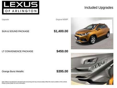 Used 2017 Chevrolet Trax LT w/ Sun & Sound Package image 4