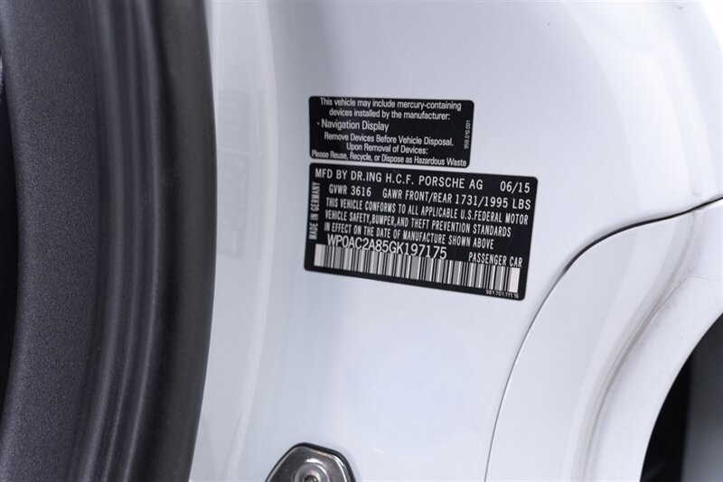 Used 2016 Porsche Cayman GT4 RWD image 40