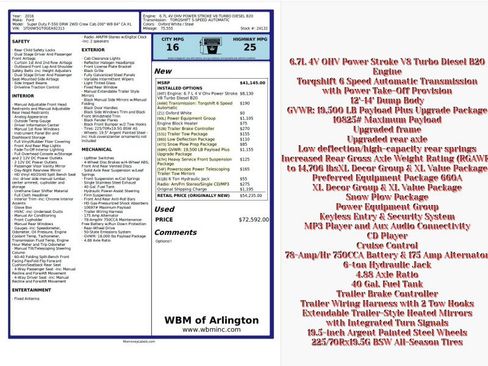 Used 2016 Ford F550 2WD Crew Cab Super Duty image 2