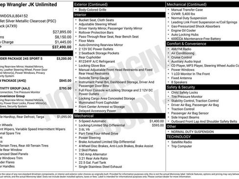 Used 2018 Jeep Wrangler Unlimited Sport S image 6