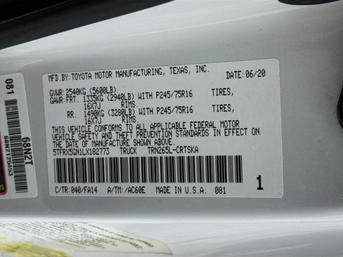 Used 2020 Toyota Tacoma SR image 36