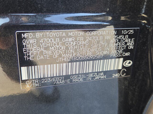 Used 2025 Lexus IS 350 F Sport w/ Accessory Package RWD image 29