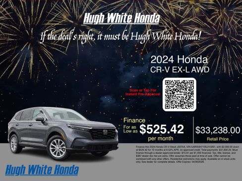 Used 2024 Honda CR-V EX-L image 3