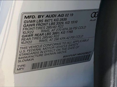 Used 2019 Audi Q8 Prestige AWD/4WD image 33