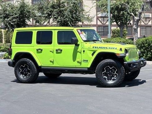 Used 2021 Jeep Wrangler Unlimited Rubicon 4xe w/ Steel Bumper Group AWD/4WD image 4