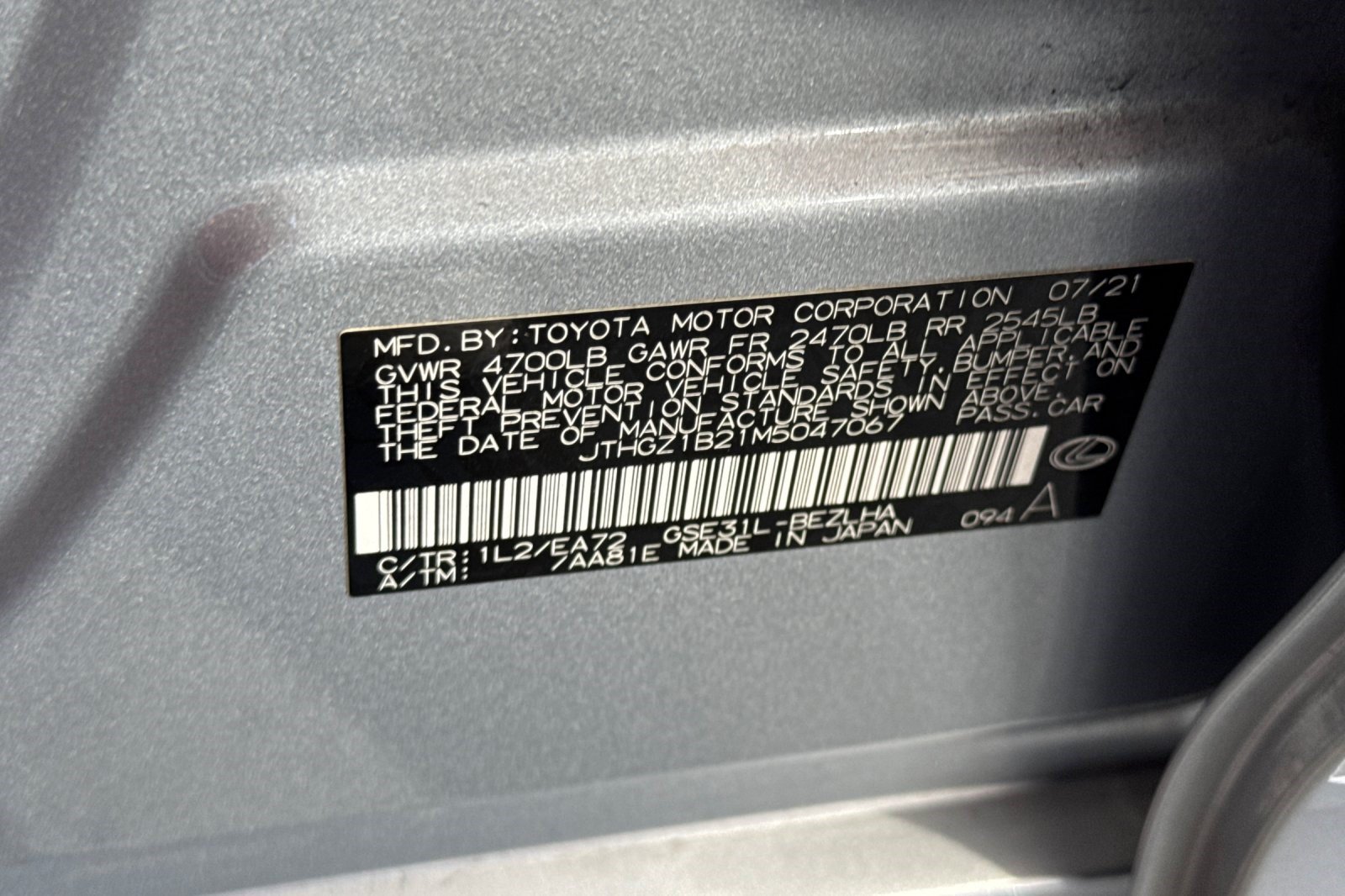 Used 2021 Lexus IS 350 F Sport w/ Navigation Package RWD image 41