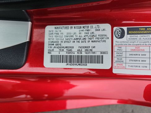 Used 2020 Nissan 370Z w/ Sport Package RWD image 39