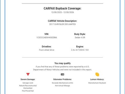 Used 2017 Chrysler 200 Limited Platinum image 54