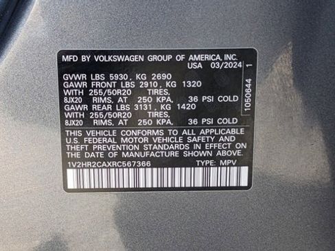 Used 2024 Volkswagen Atlas SE image 20