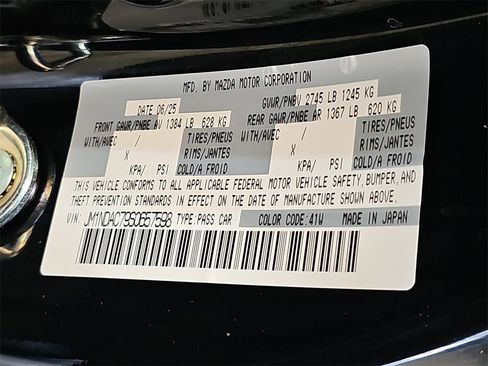 New 2025 MAZDA MX-5 Miata Club w/ Brembo/BBS Recaro Package image 31