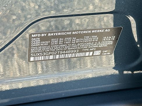 New 2026 BMW X3 xDrive30i w/ Premium Package AWD/4WD image 25