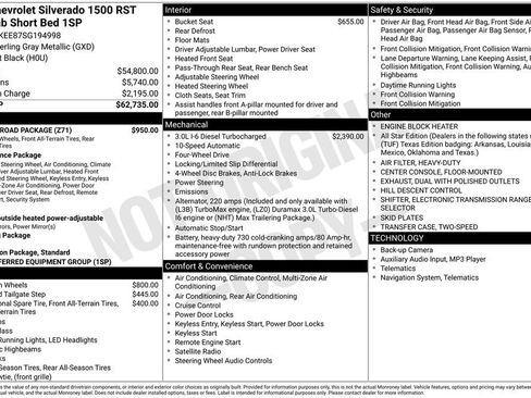 Used 2025 Chevrolet Silverado 1500 RST w/ Z71 Off-Road Package image 6