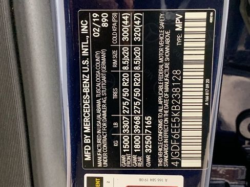 Used 2019 Mercedes-Benz GLS 450 4MATIC w/ Premium 1 Package image 12