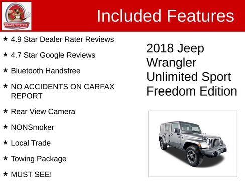Used 2018 Jeep Wrangler Unlimited Sport image 4