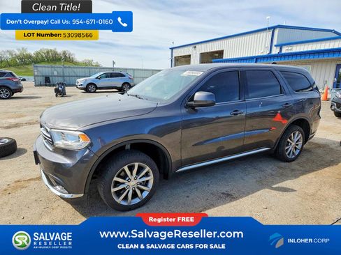 Used 2017 Dodge Durango SXT w/ 3rd Row Seating Group RWD image 1