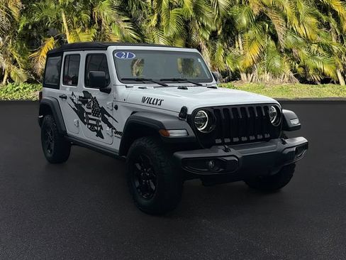 Used 2021 Jeep Wrangler Unlimited Sport AWD/4WD image 2