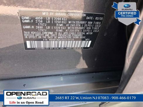 Certified 2025 Subaru Outback Premium w/ Popular Package #1 AWD/4WD image 42