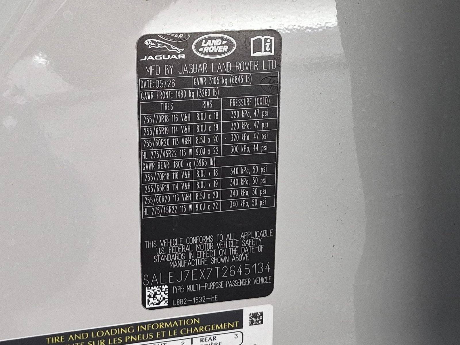 New 2026 Land Rover Defender 110 S AWD/4WD image 18