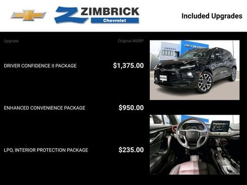 Certified 2023 Chevrolet Blazer RS w/ Driver Confidence II Package image 14