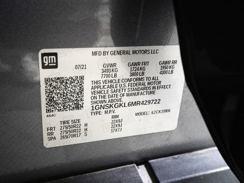 Used 2021 Chevrolet Suburban High Country AWD/4WD image 35